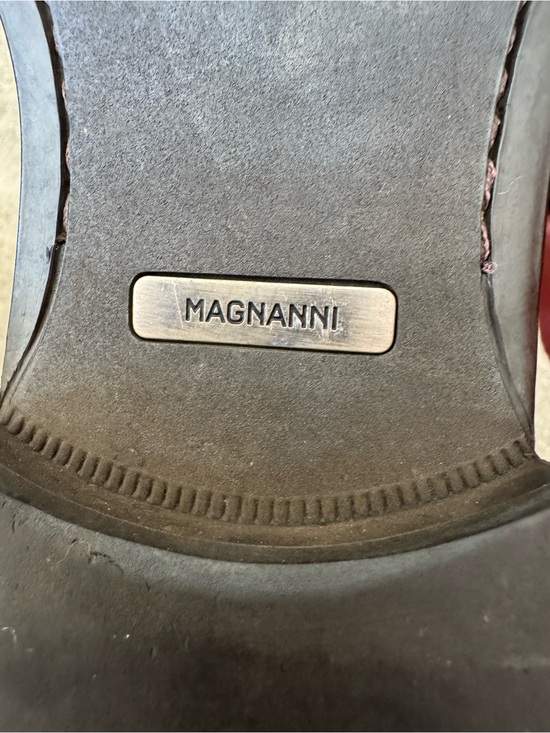 Magnanni Brown Leather Single Monk Strap Oxfords main image 7